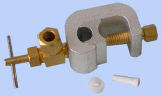 Pipe 3/8 inch to 5/8 inch with 1/4 inch pipe take off