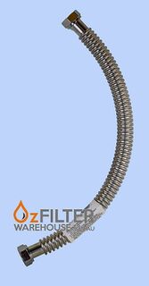 1 inch x 1 inch (1200mm) Falcon Stainless Steel Flexible Connector