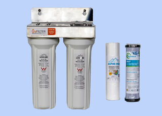 Twin Water Filter Inline to Kitchen Faucet Pb1